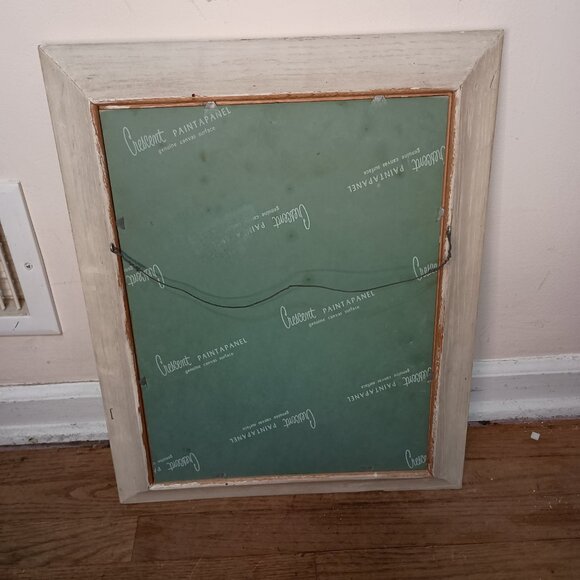 Vintage Clown Paintings Pair 1960s Midcentury CREEPY Signed W. McGowen - Picture 4 of 6